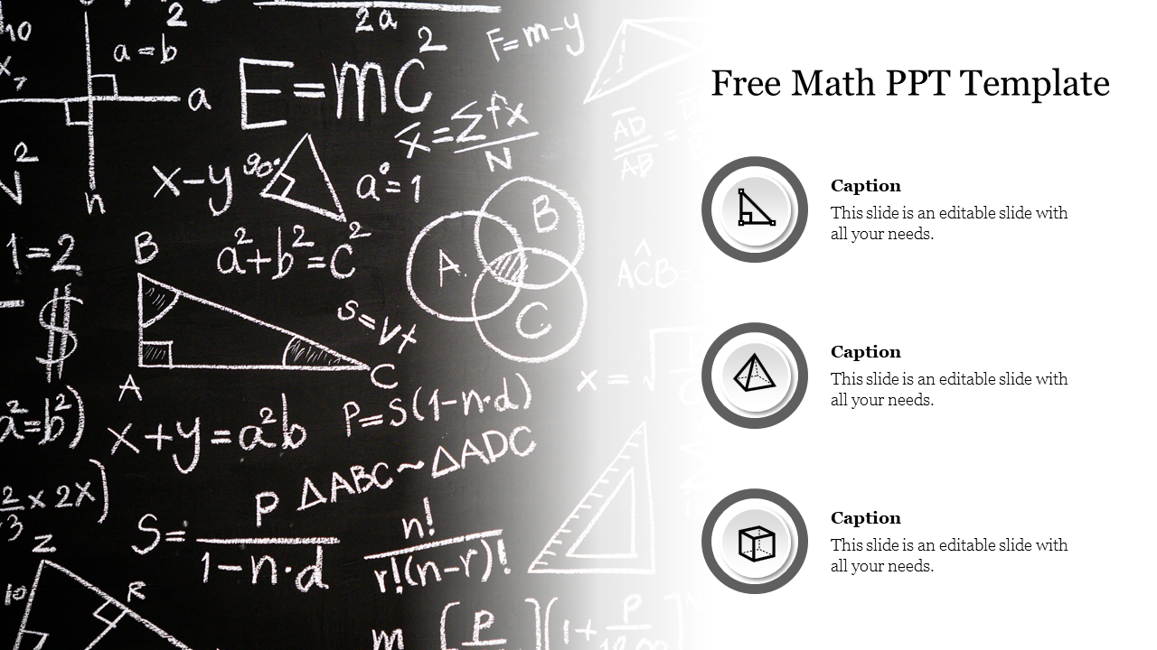 Free - Math PowerPoint Presentation Template and Google Slides 